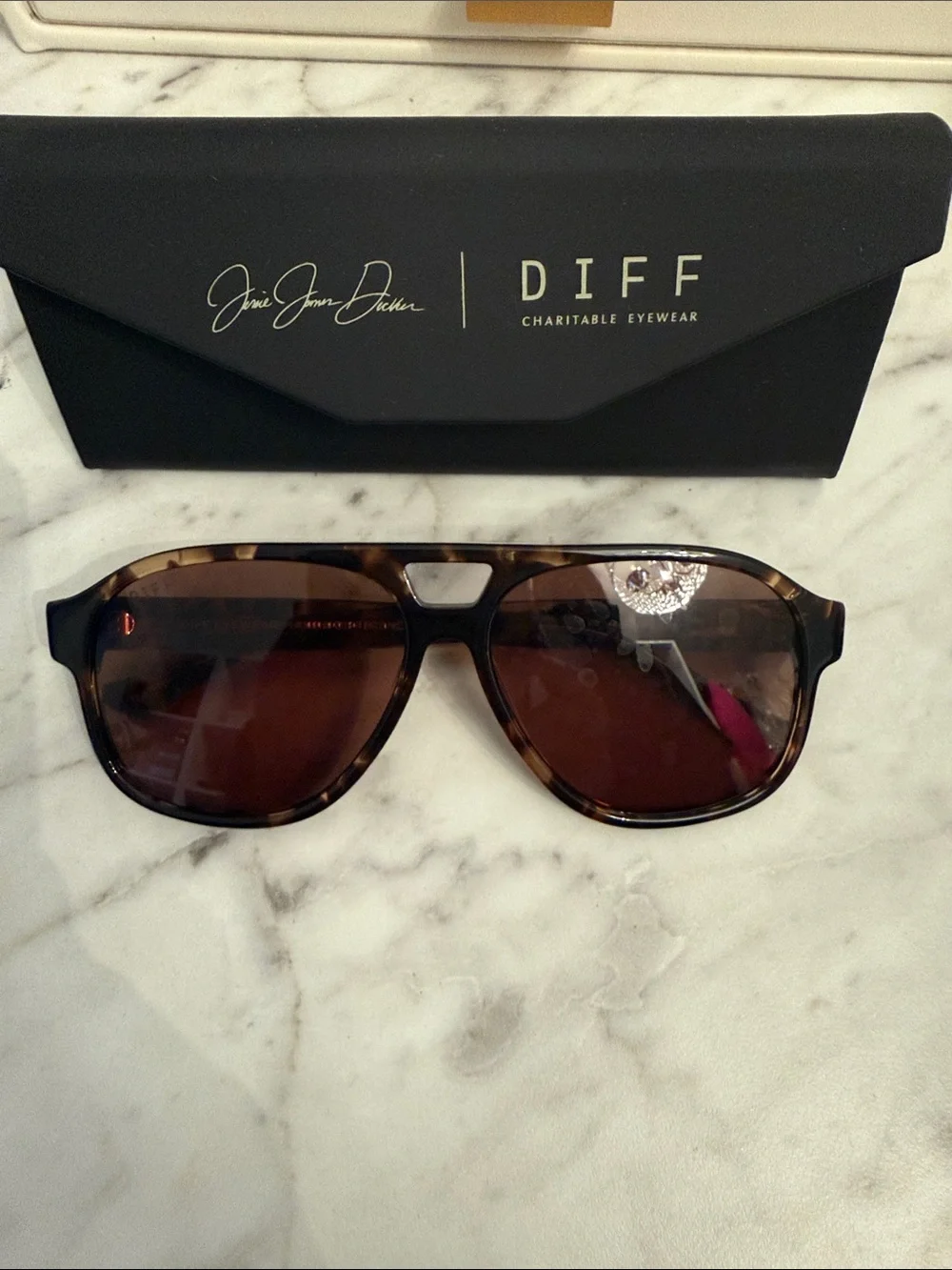 Diff Eyewear Tortoiseshell Brown Lens Sunglasses